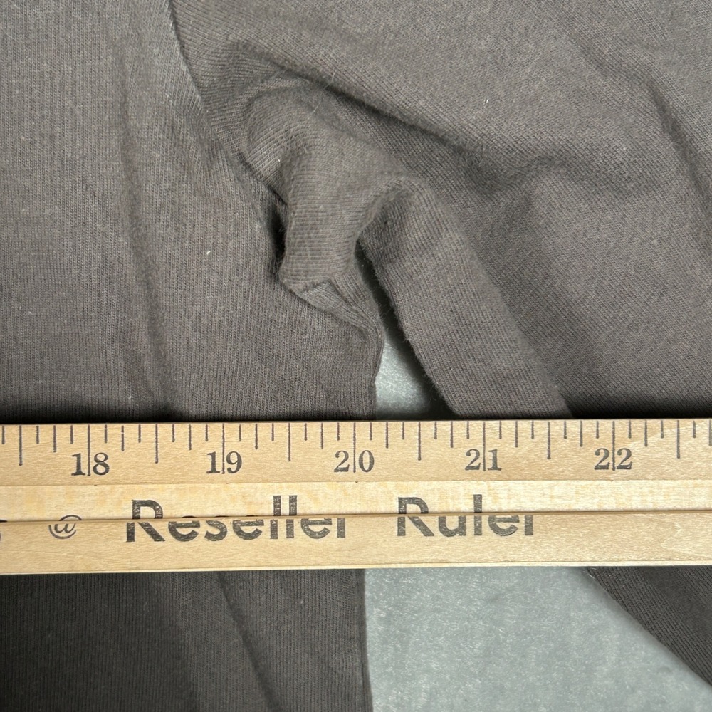 Polo Jeans Co Ralph Lauren T-Shirt Mens L Brown Solid Long Sleeve Logo Graphic - Picture 9 of 12